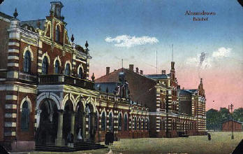 Dworzec w Aleksandrowie w czasach �wietno�ci