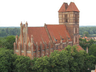 Widok ko�cio�a �w. Jakuba od strony p�nocnej